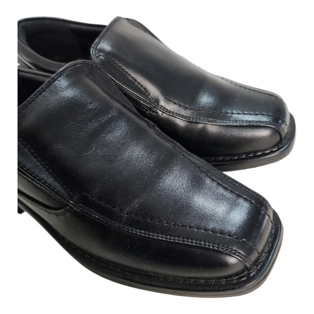 Bruno Marc Loafers Kids Size 12 Black Formal Wedding School Classic Comfort
